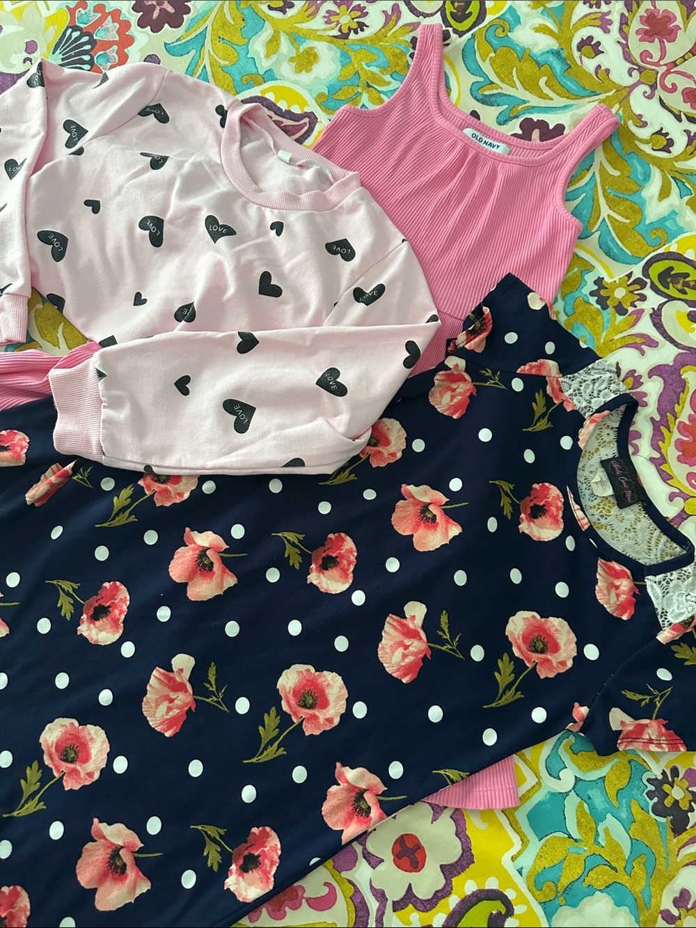 Old Navy Bright Pink Ribbed Tank Dress